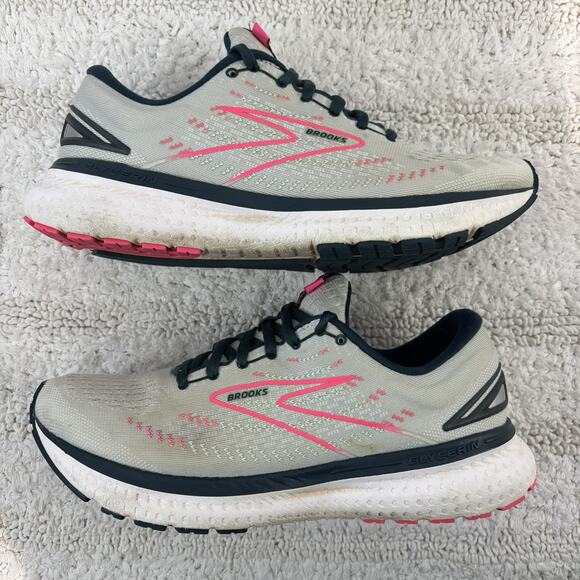 Brooks Glycerin 19 Gray Green Pink Womens US Size 9.5 1203431B110 Running Shoes - Picture 5 of 13